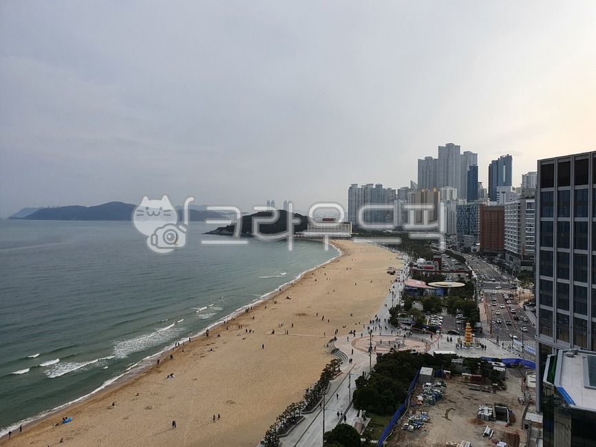 ocean,nature,sight,Haeundae Beach,links