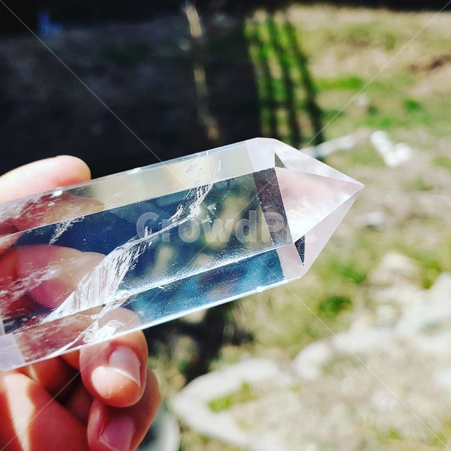 원석,백수정,완드,포인트,천연석
