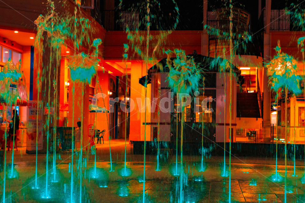네온,야광,발광,분수,분수대,물,순간,감성,neon,glow,fountain,water,여름,계절,summer,season,야경,밤,풍경,nightscape,night,landscape