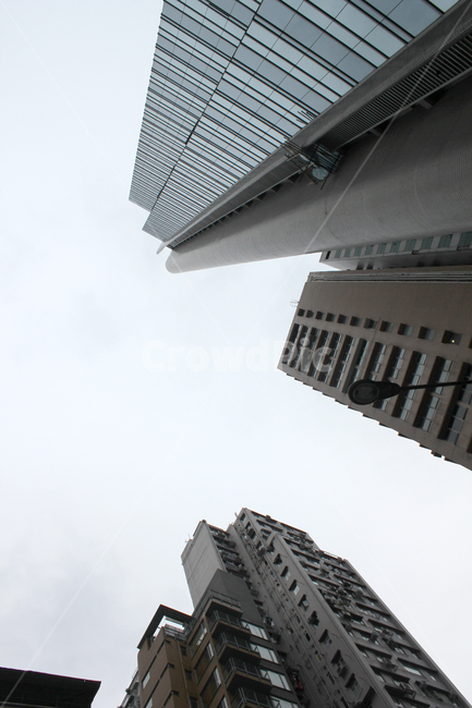 High,Central Hong Kong,Hong Kong,city,old,downtown,low angle,construct,building,china,low,Asia,soho,dark,high rise building,high rise,apartment