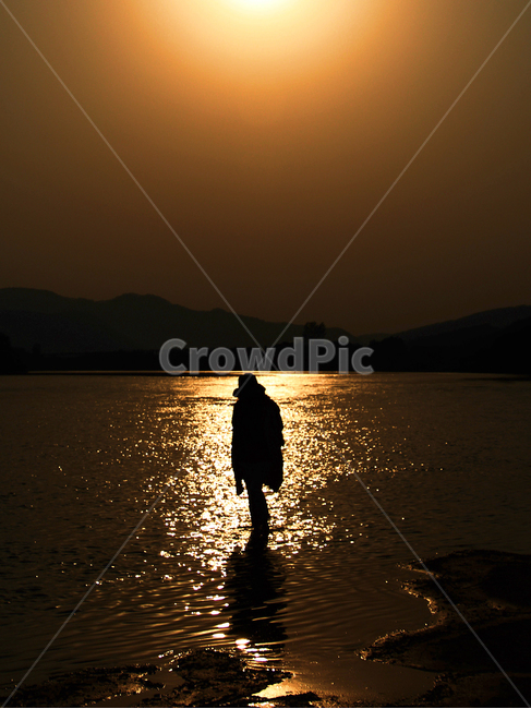 실루엣,일몰,강,모델,그림자,사람,인물,인간,human,person,인물실루엣,사람실루엣,character silhouette,human silhouette