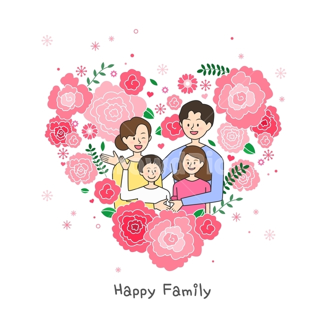 하트,카네이션,꽃,가정의날,가족,캐릭터,사람,사랑,행사,이벤트,가족,패밀리,family,기념일,축하,anniversary,congratulation,celebrate,celebration,그래픽,일러스트레이션,graphic,illustration