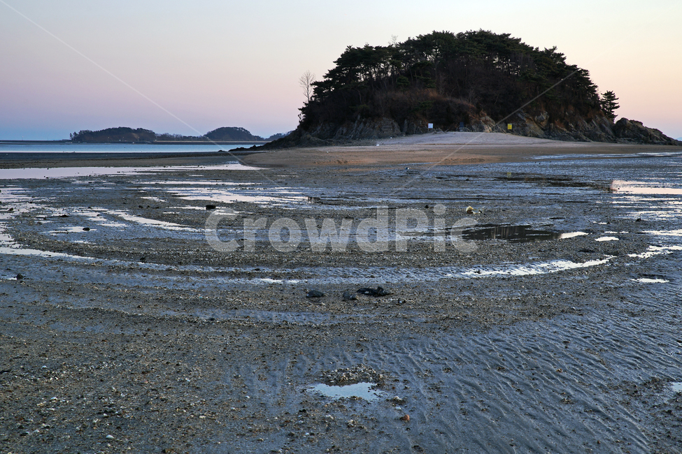 선재도,일몰,석양,목섬,섬,노을,바다,갯벌,썰물,바닷길,자연,풍경,nature,landscape