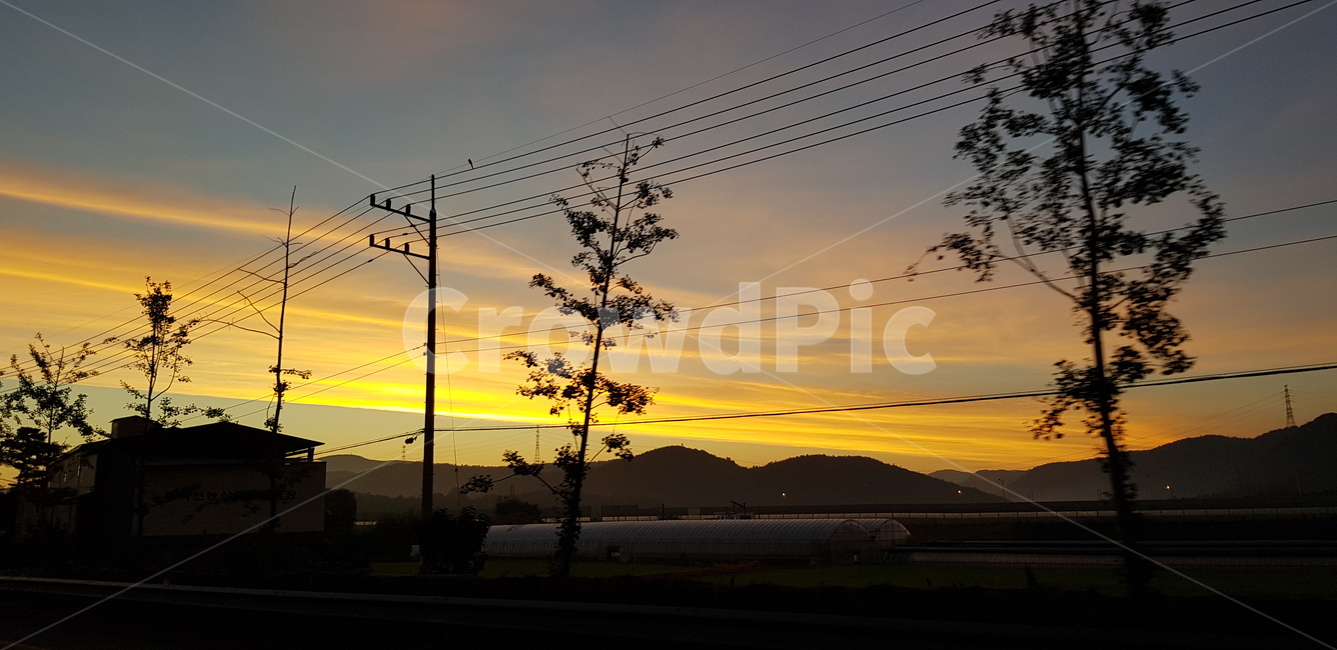 노을,감성적인,일상,풍경,가을,자연,풍경,nature,landscape,cable,케이블,power lines,전력선