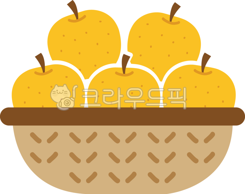 배,과일,배일러스트,과일배,음식,과일바구니