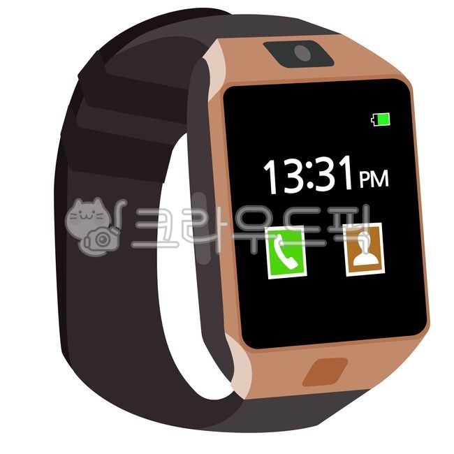 Vector file,smart watch,wristwatch,watch,design elements,vector,illustration,illust,graphic,design source,object