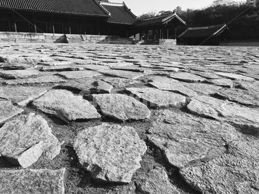 종묘,아침,흑백,돌,석정,고궁,한옥,한국전통,한국문화,korean traditional,korean culture,랜드마크,landmark,tourist attraction,한국랜드마크,한국관광지,한국명소,korea landmark,korea tourist attraction,흑백,모노톤,monochrome,black and white