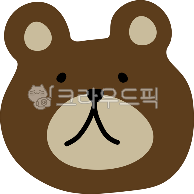 곰돌이,곰돌이얼굴,곰얼굴,곰,일러스티,손그림,동물,동물얼굴,귀여운,스티커,다꾸,베어,동화,만화,캐릭터