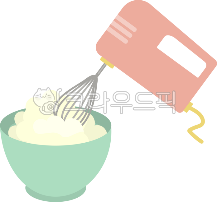 거품기,거품기계,핸드믹서,거품기일러스트,생크림,보울,그릇,가전제품,주방가전,소형가전,주방용품,요리도구,전자제품