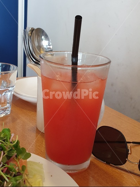 음료수,자몽에이드,여름음료,검정빨대,마실것,음료수,drink,beverage