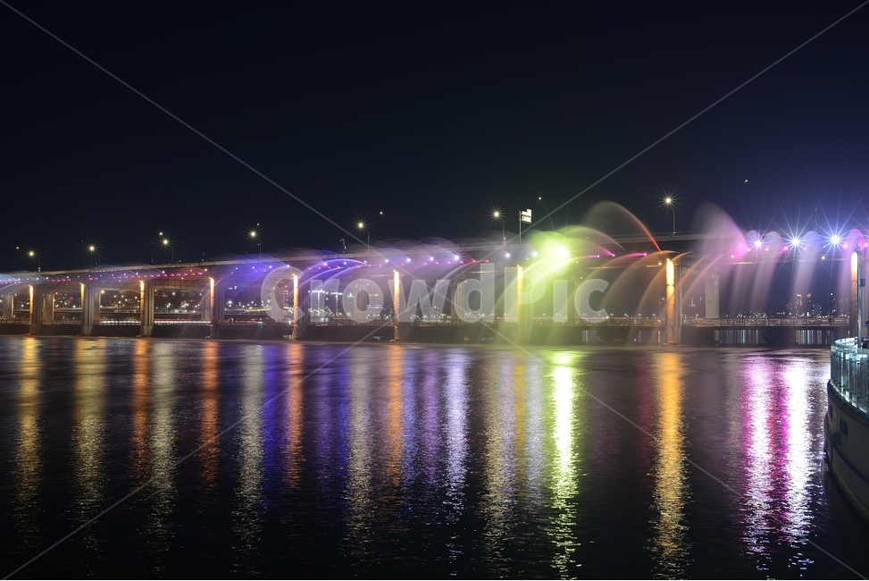 한강,야경,반포지구,장노출,조명,반포,nightview,밤,반포대교,분수,음악분수,야경,밤,풍경,nightscape,night,landscape
