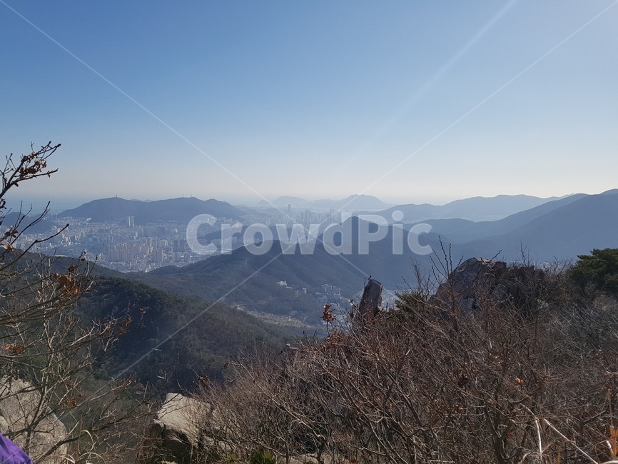 산,나무,자연,지평선,mountain,nature,trees,horizon,landscape,부산,금정산,상계봉,busan,첩첩산중