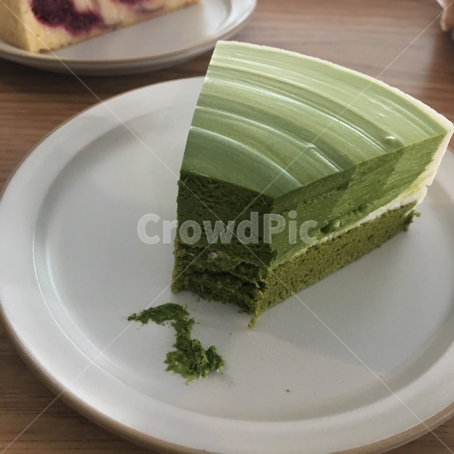 조각케이크,녹차케이크,말차케이크,조각케익,디저트