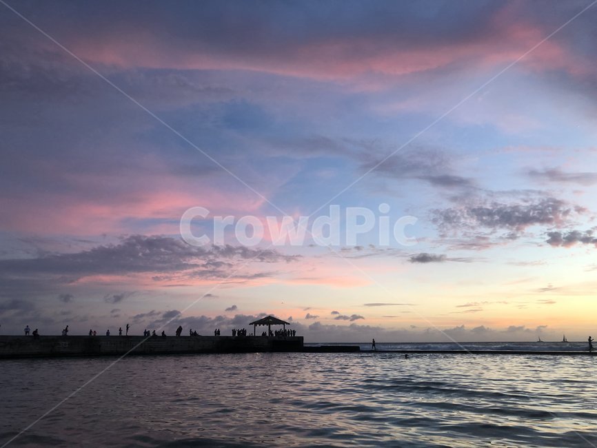 하늘,자연,석양,일몰,바다,자연,풍경,nature,landscape,water,물,waterfront,워터 프론트,pier,교각,port,포트