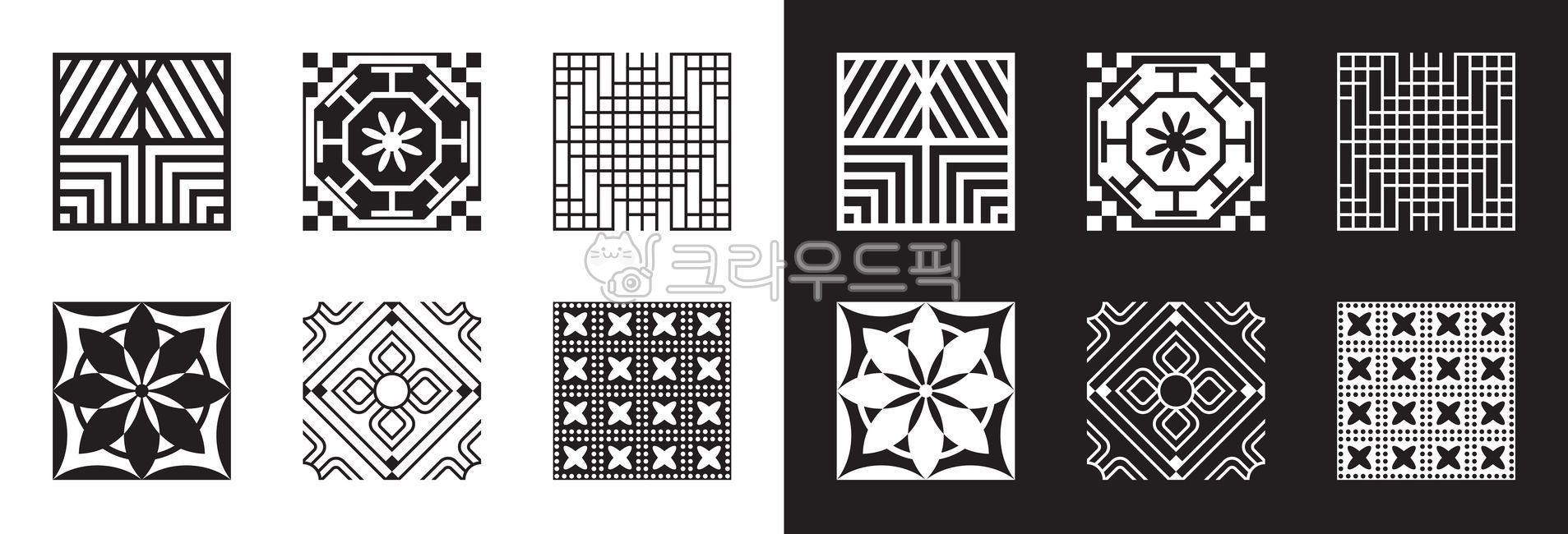한국문양, 한국전통문양, 패턴, 한국전통미술, 한국궁중미술, 사진,이미지,일러스트,캘리그라피 - geomdansan작가