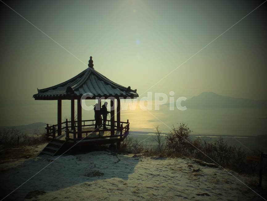 강화도,화개산,등산,정자,풍경