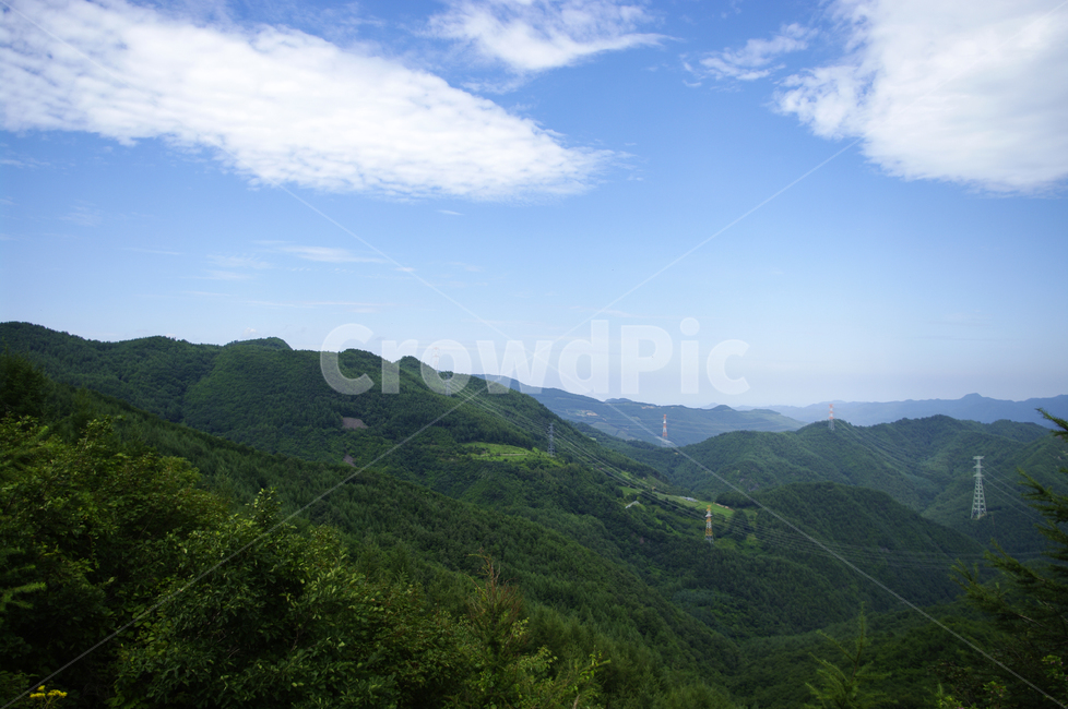 산,풍경,하늘,구름,나무,자연,풍경,nature,landscape,outdoors,옥외,slope,경사,hill,언덕