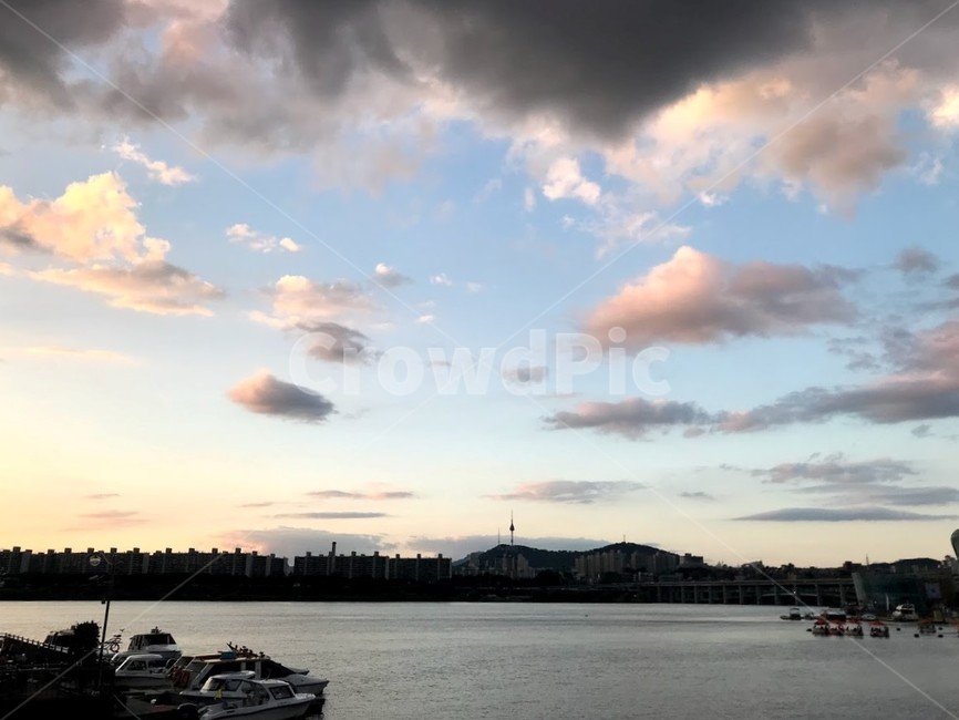 반포,한강공원,가을,하늘,구름,태양,빛,도시,풍경,city,landscape,한국도시풍경,한국도시경관,korea cityscape
