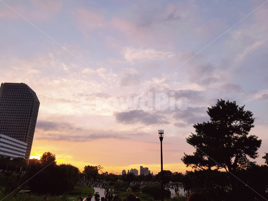 여의도한강공원,노을,여름,한강공원,구름,도시,풍경,city,landscape,한국도시풍경,한국도시경관,korea cityscape
