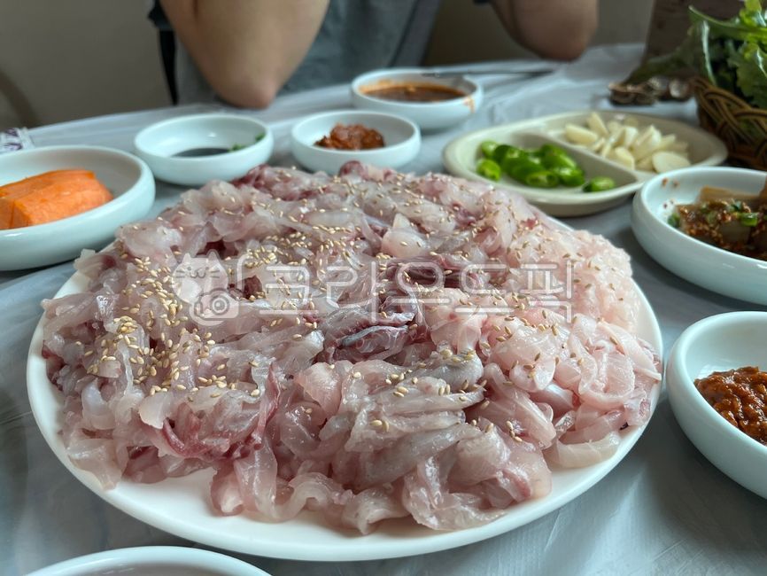 회, 향어회, 민물회, food, 음식, 사진,이미지,일러스트,캘리그라피 - Ntjsdk0120작가