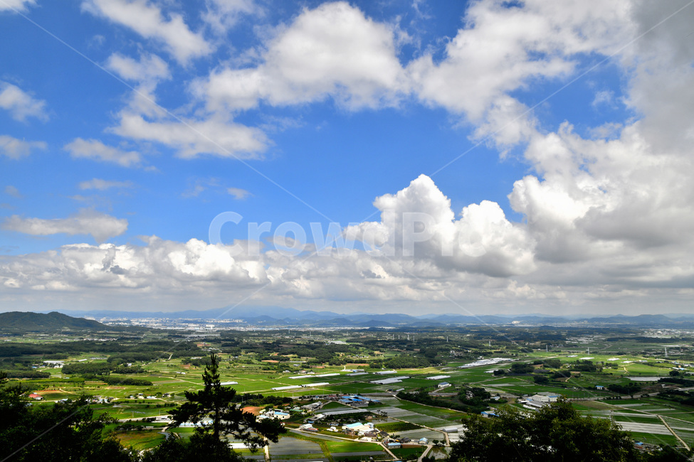 나주평야,파란하늘,구름,풍경,경치,시골,마을,풍경,landscape,country,rural,town