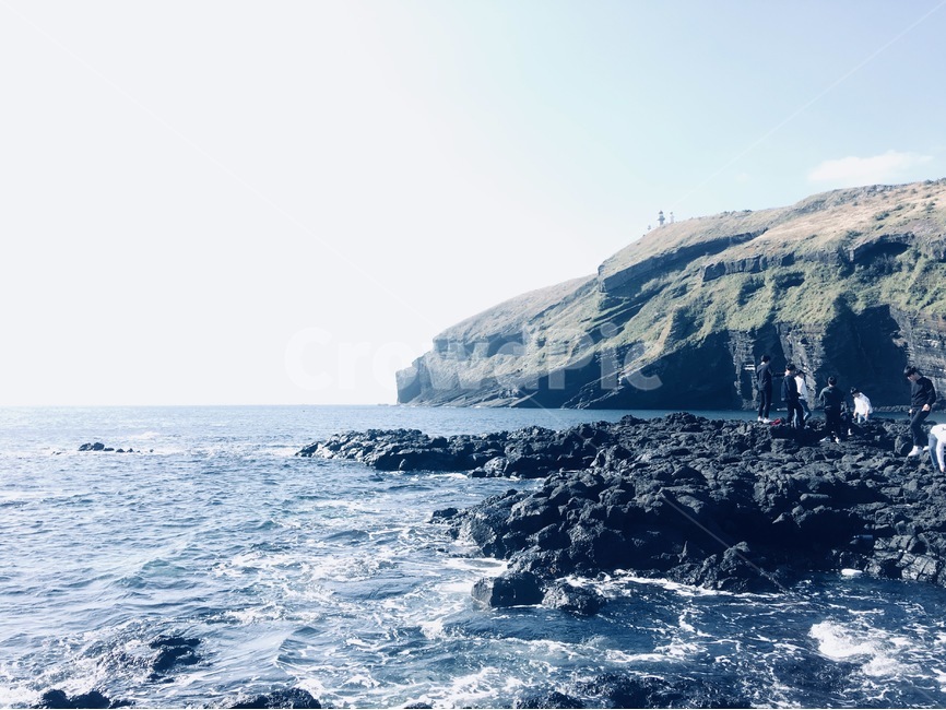 ocean,clear sky,sight,Jeju Island sea