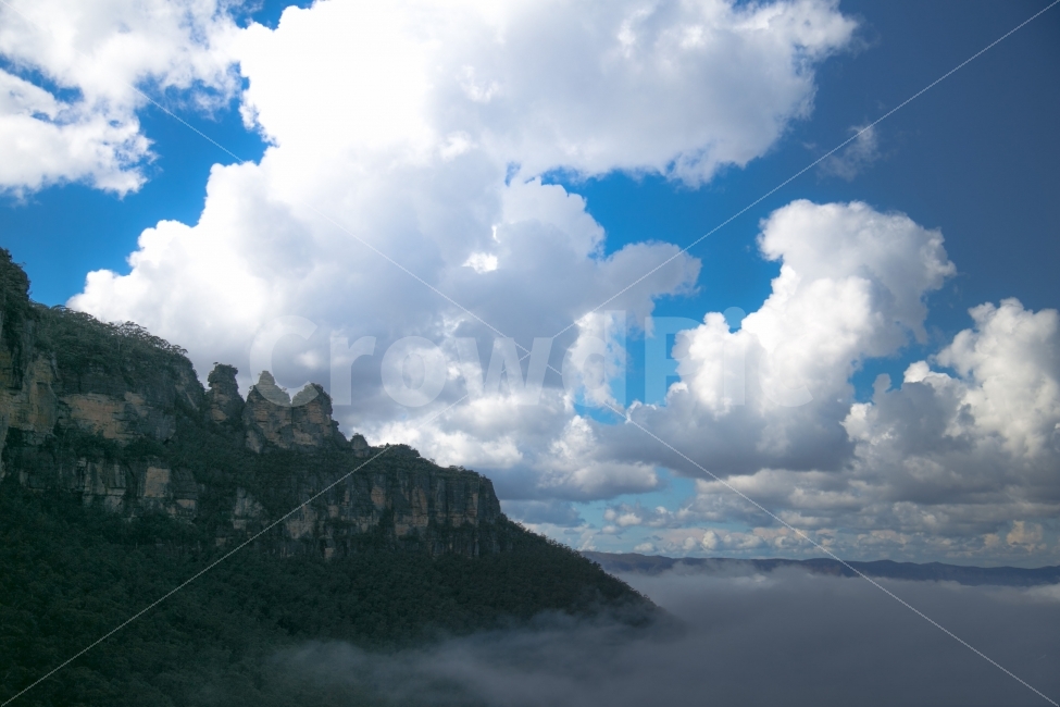 하늘,날씨,산,구름,풍경,호주,세자매봉,자연,풍경,nature,landscape,해외,외국,세계,foreign,oversea,world,weather,outdoors,옥외