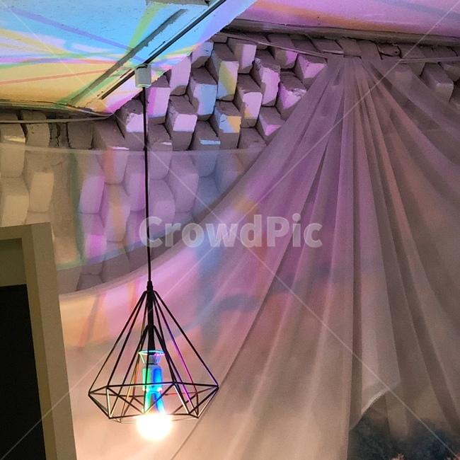 lighting,조명,cafe,카페,무지개,rainbow,인테리어,무드등