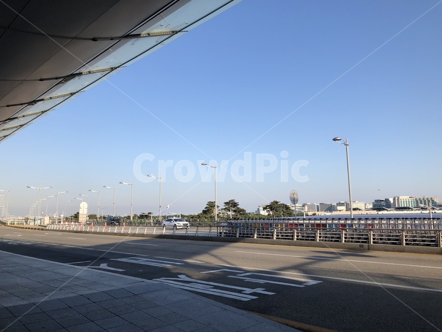 하늘,풍경,맑은하늘,구름,청량,날씨,도시,풍경,city,landscape,road,도로