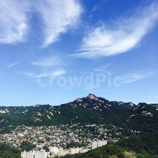 북악산,풍경,하늘,서울,북악스카이웨이,자연,풍경,nature,landscape,도시,city,outdoors,옥외,경치,scenery,mountain range,산맥,mountain,산