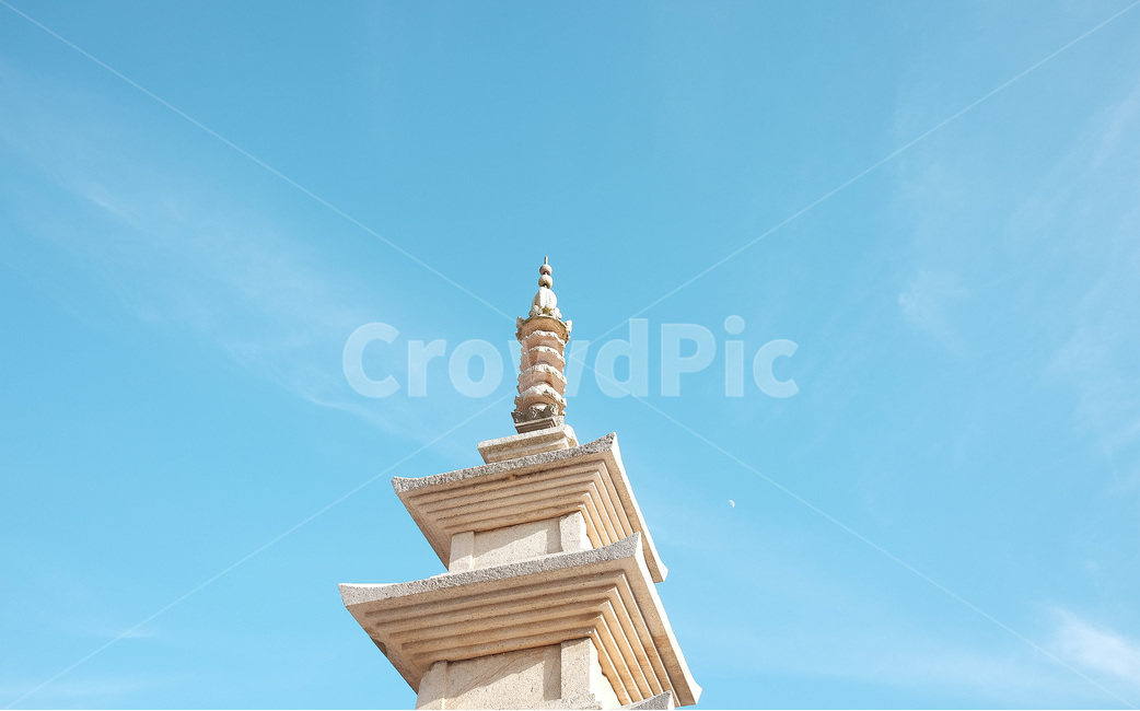여름,하늘,석가탑,불국사,맑은하늘,전통적인,문화재,korea,culturalassets,seokgatap,bulguksa,sky,summer,traditional