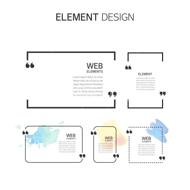 infographic,business,Watercolor,text box,element