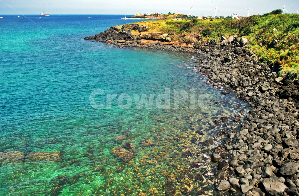 용수리포구,자갈,바다,올레12코스,제주도,서귀포시,옥빛바다,제주도,jeju,jeju island,promontory,곶,water,물