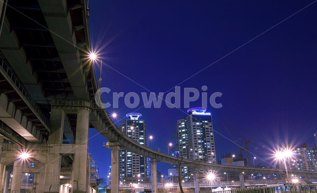 다리,도로,고가도로,야경,overpass