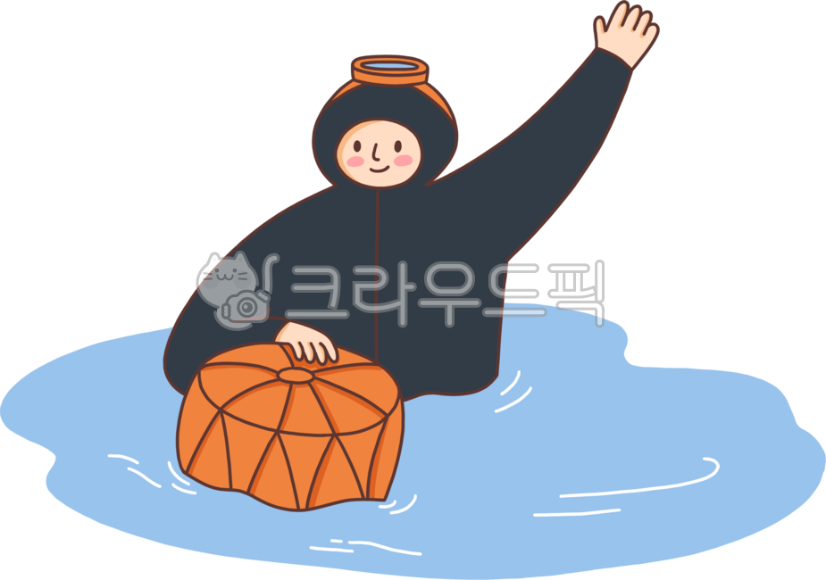 Haenyeo,Jeju Haenyeo,Haenyeo character,Jeju Island Haenyeo,sea women,diver,Haenyeo suit,sea work,Jeju sea,Haenyeo culture,seafood harvesting,materials,maritime labor,traditional costume,Jeju women,sea work,Haenyeo life,female diver,sea w