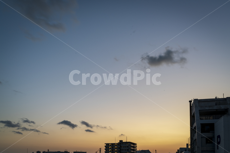 구름,하늘,노을,sunset,오키나와