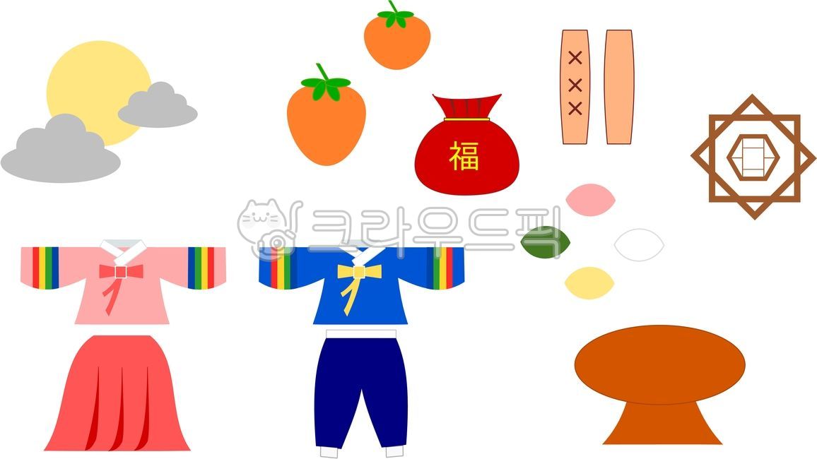 명절,추석,설날,보름달,달,감,곶감,복주머니,윳,윳놀이,문양,전통문양,제사,그릇,한복,여자한복,남자한복,한국전통,한국문화,korean traditional,korean culture,그래픽,일러스트레이션,graphic,illustration