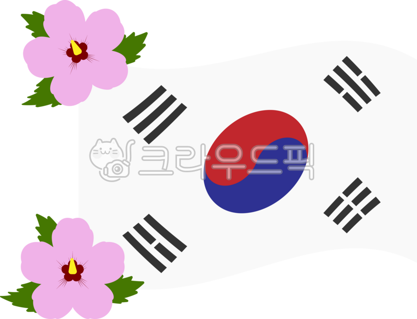 Taegeukgi,Rose of Sharon,Rose of Sharon Taegeukgi,Republic of Korea,Korean flag,Rose of Sharon flower,Geon-gon-gam-ri,Rose of Sharon petals,Liberation Day,National Foundation Day,Memorial Day,Independence Movement Day,Patriotic Day,Korean tra