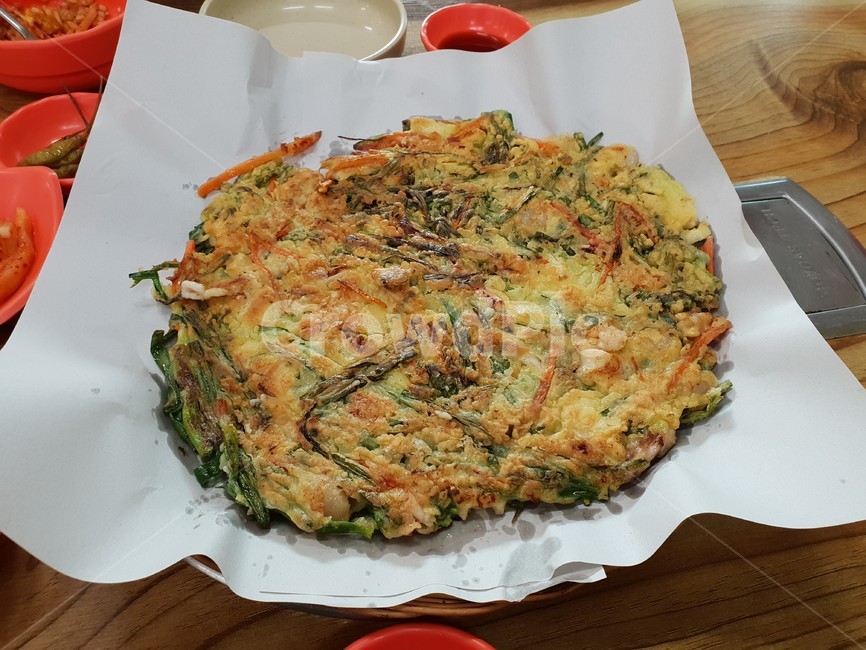 파전,음식,바삭,부침개,전