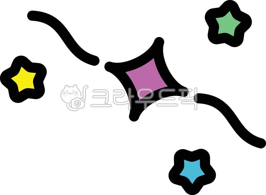별,반짝임,스파클,라인,일러스트,궤적,심플,단순함,드로잉