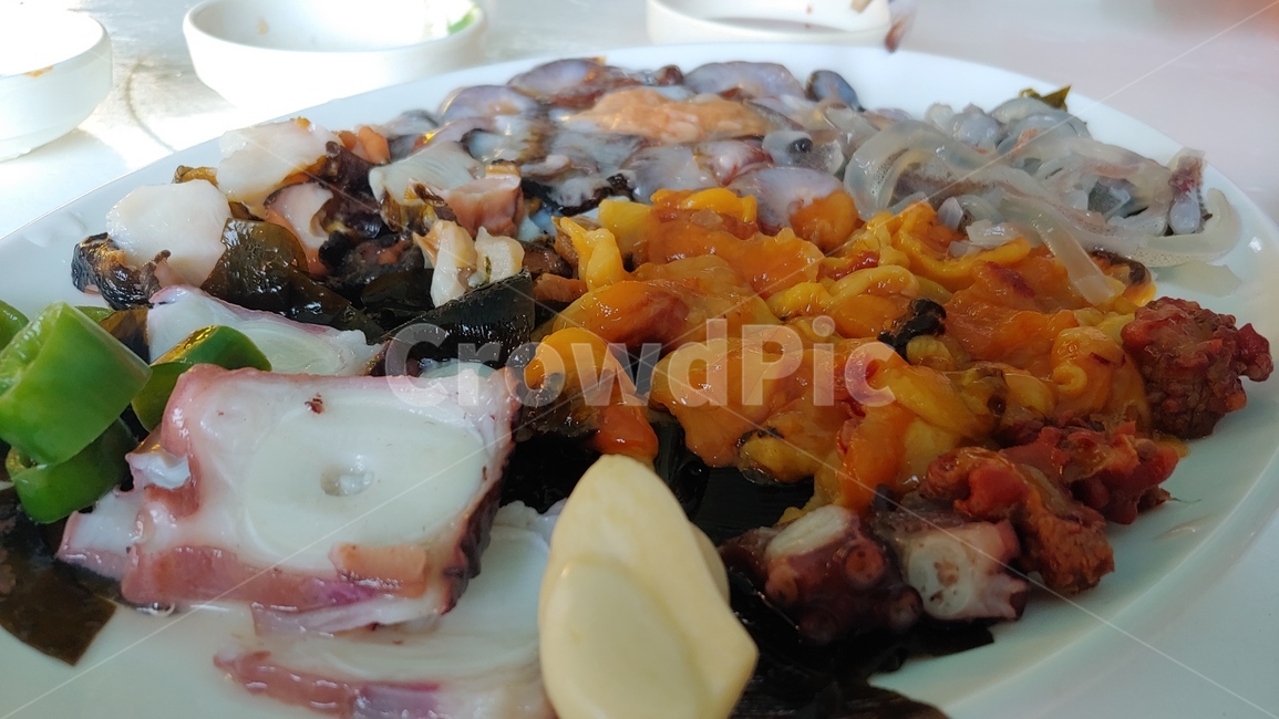 dish,요리,식사,food,음식,해산물,술안주,울릉도음식