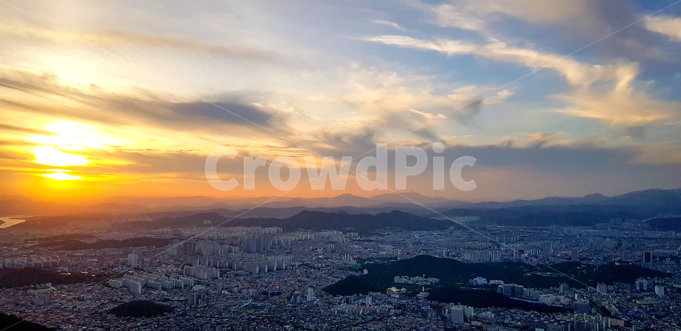 대구,앞산,오후,해질녘,노을,앞산전망대,앞산케이블카,풍경,하늘,구름,daegu,afternoon,sunset,landscape,sky,cloud,도시,풍경,city,landscape,한국도시풍경,한국도시경관,korea cityscape,nature,자연,경치,outdoors,옥외,scenery,aerial view,조감도
