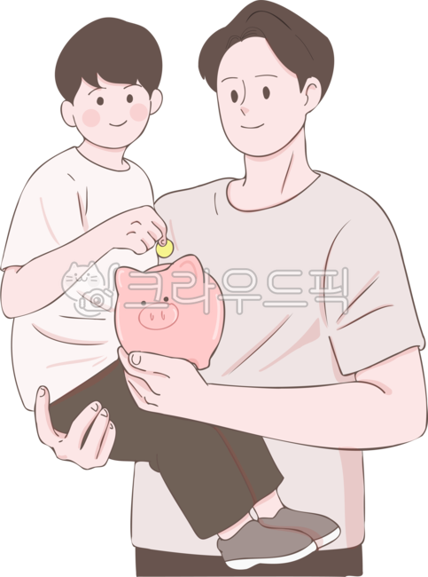 남자,어린아이,저금통,경제,기쁨,저축,예금,인플레이션,은행,돼지,돼지저금통,사람일러스트,셔츠,아이,유치원,초등학생,어린이저축,디플레이션,동전,금화,코인,돼지저금통에돈을넣는,환율,복리,대출,저금,재테크,금리,소비자,물가,월급,앱테크,저금리,고금리,청춘,학생,사회초년생,직장인,회사원,부자,아빠