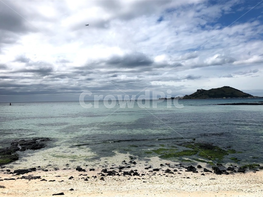 바다,흐림,비,섬,제주도,제주도바다,sea,오션,하늘,sky