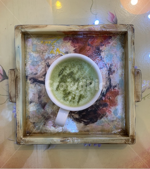그린티라떼,녹차라떼,커피,라떼,그린티,녹색,디저트,초록,티,차,음료,green,tea,latte,음료수,drink,beverage