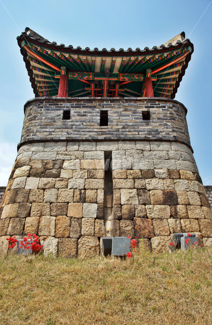 서북각루,누각,관측소,성곽,성벽,수원화성,화성,유네스코세계문화유산,조선시대,총안,한국전통,한국문화,korean traditional,korean culture,건축물,건물외관,exterior,building,structure,architecture,construction