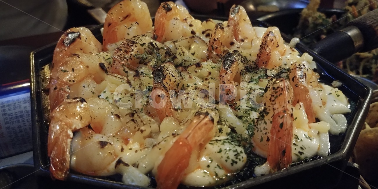 치즈퐁듀,새우,쉬림프,칵테일새우,요리,음식,술안주,새우퐁듀