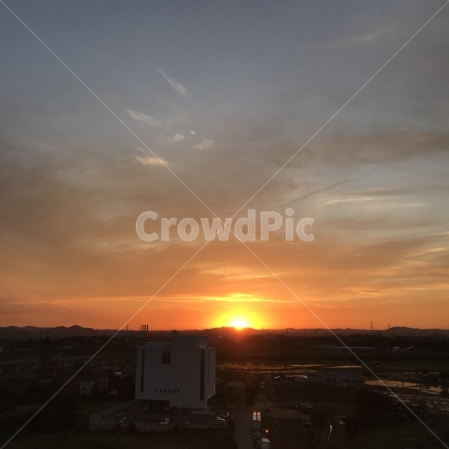 노을,석양,하늘,시골,저녁,sunset,sky,rural,countryside,evening,붉음,red,시골,마을,풍경,landscape,country,rural,town