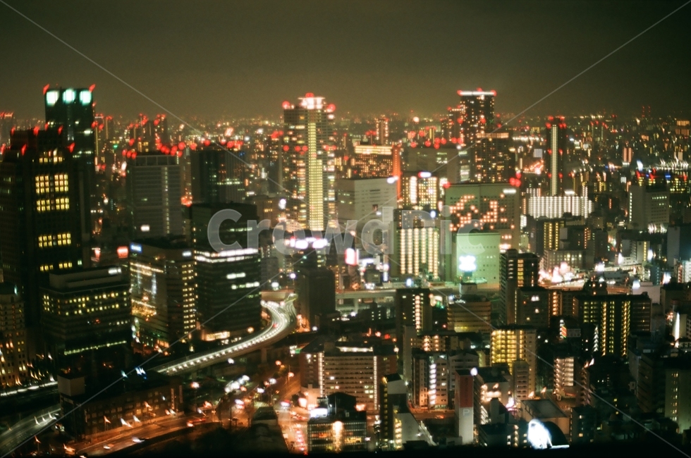 오사카,야경,감성,citylight,필름사진,필름,감성사진,night,nightcity