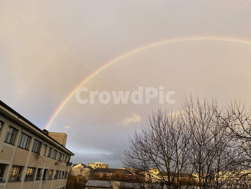 nature,자연,outdoors,옥외,sky,하늘,무지개,rainbow
